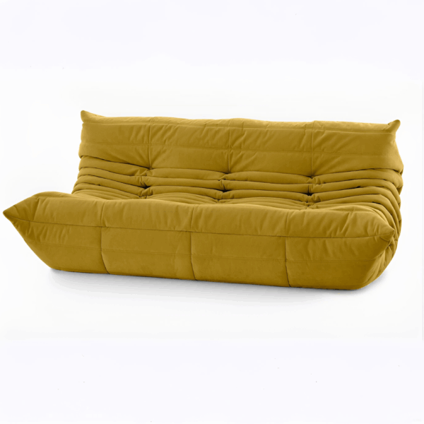 Modern custom office sofa in a corporate lobby