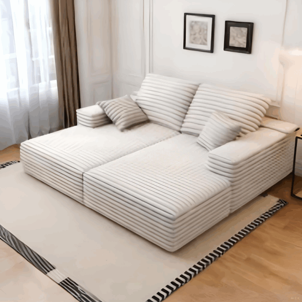 Consultant discussing office furniture layout and design