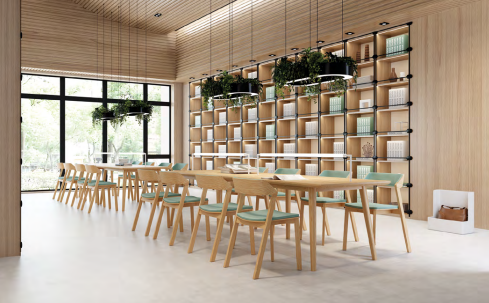 Soundproof meeting pods for private office discussions