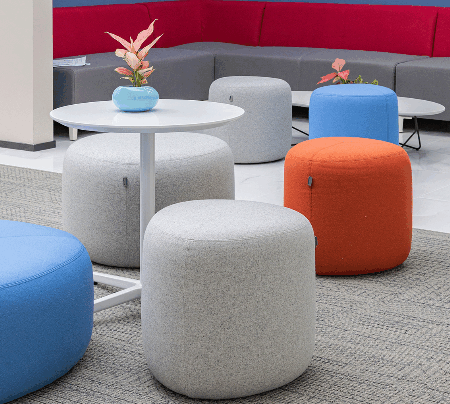 Comparison of office furniture materials for commercial use
