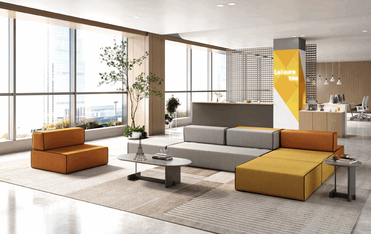 Commercial office furniture project planning