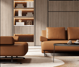 Professional office furniture installation team on a commercial project site