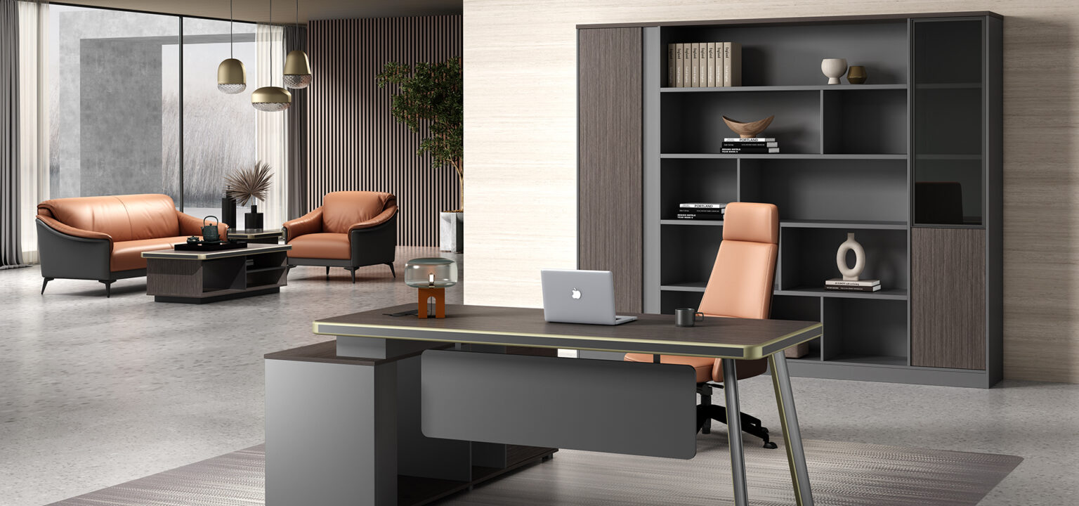 Customizable office partitions and workstations for open-plan offices