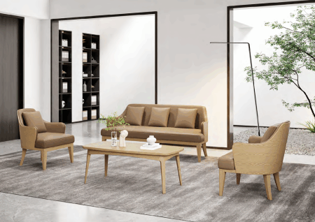 Modern 2026 office layout with ergonomic workstations and chairs