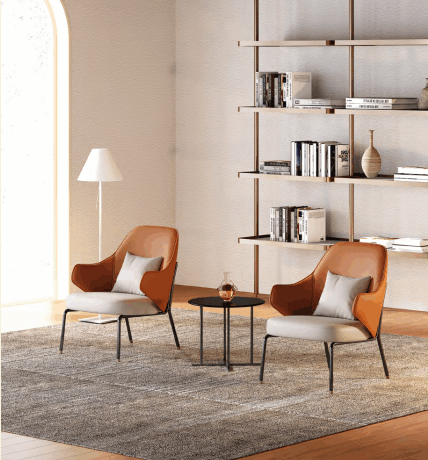 Corporate lounge seating for hospitality management suites