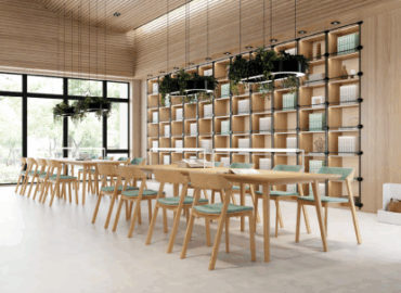 Consultants working in soundproof meeting pods for privacy