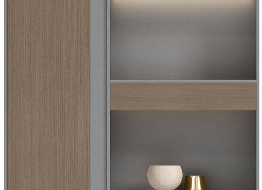 Modern tech office interior with ergonomic workstations and smart lighting