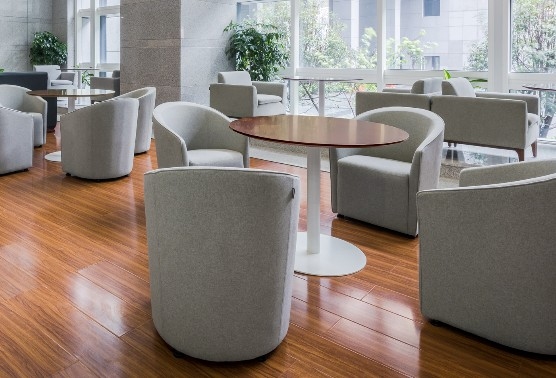 Circular economy office design with modular workstations